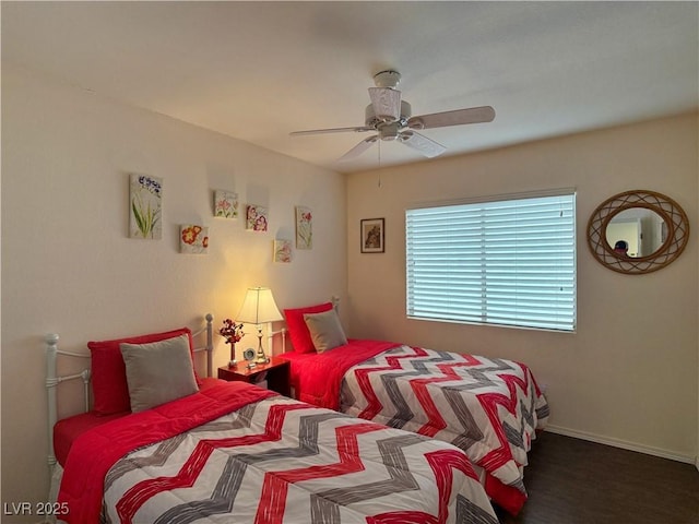 2022 Big Bend Way, Henderson, NV 89074 - bedroom featuring ceiling fan and baseboards