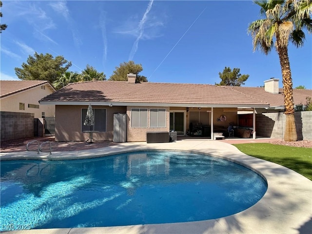 2022 Big Bend Way, Henderson, NV 89074 - view of swimming pool with a patio area