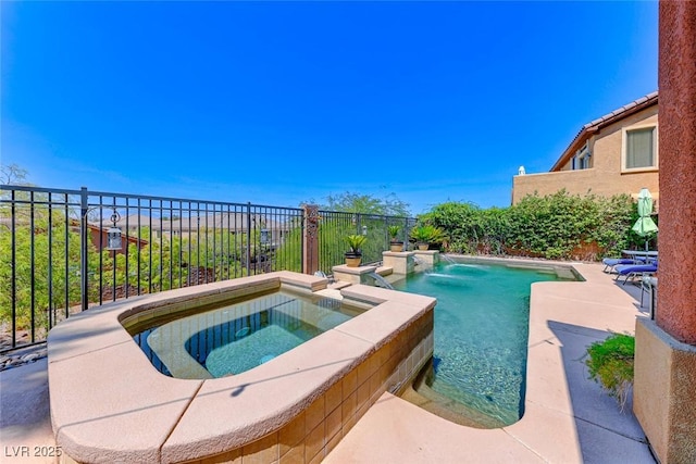 2733 Auchmull St, Henderson, NV 89044 - view of pool featuring an in-ground hot tub