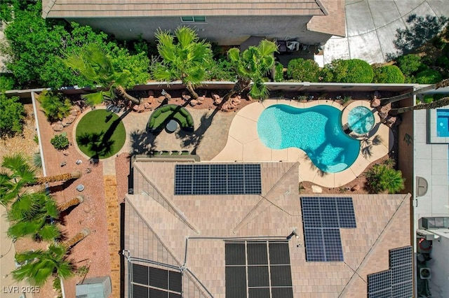 drone / aerial view