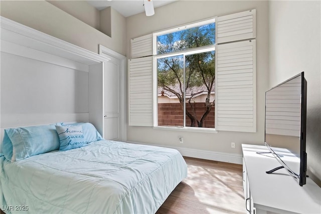 4624 Leon De Oro Dr, Las Vegas, NV 89129 - bedroom featuring wood finished floors and baseboards