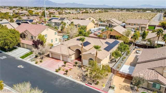 4624 Leon De Oro Dr, Las Vegas, NV 89129 - aerial perspective of suburban area with a mountain backdrop