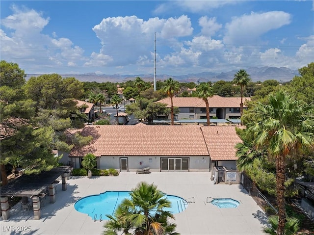 2606 S Durango Dr Unit 260, Las Vegas, NV 89117 - community pool featuring a pergola and a patio