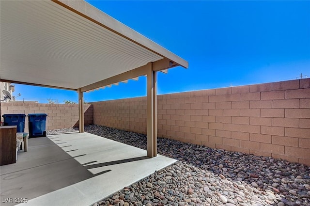 8783 Halcon Ave, Las Vegas, NV 89148 - view of patio featuring a fenced backyard