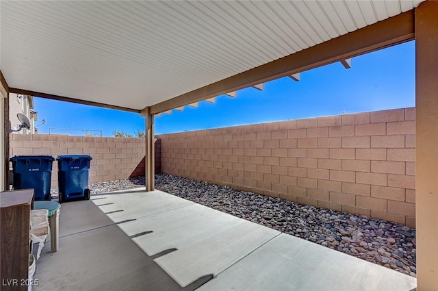 8783 Halcon Ave, Las Vegas, NV 89148 - view of patio featuring a fenced backyard