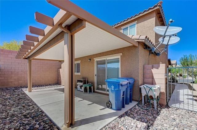 8783 Halcon Ave, Las Vegas, NV 89148 - view of patio with fence and a gate