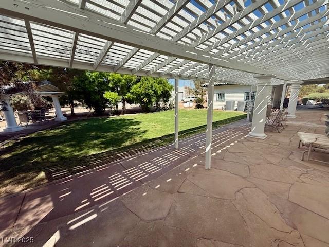 10561 Rancho Destino Rd, Las Vegas, NV 89183 - view of patio featuring a pergola