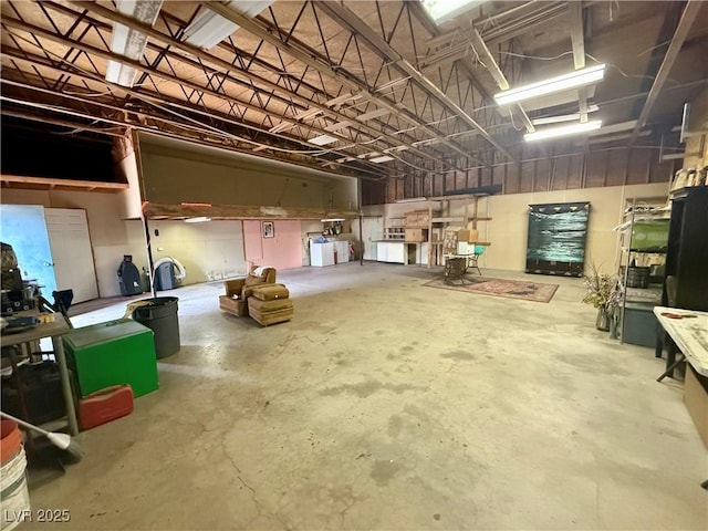 10561 Rancho Destino Rd, Las Vegas, NV 89183 - misc room with unfinished concrete floors