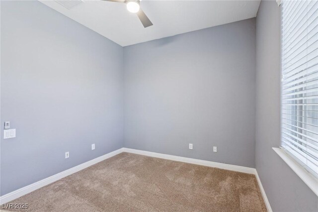 3904 Redbreast Ln, North Las Vegas, NV 89084 - unfurnished room with a ceiling fan, baseboards, and carpet floors