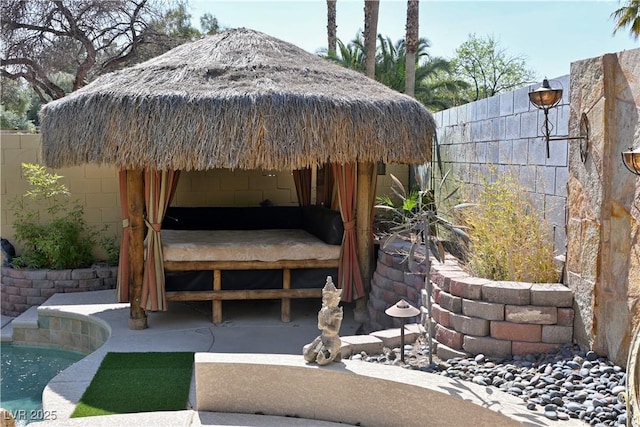 1105 Enderly Ln, Las Vegas, NV 89144 - view of patio featuring fence