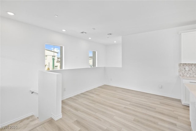 600 N Carriage Hill Dr Unit 2098, Las Vegas, NV 89138 - interior space with recessed lighting, visible vents, light wood finished floors, and baseboards