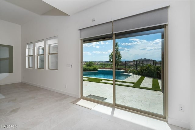 91 Alta Cascata Pl, Henderson, NV 89011 - doorway to outside featuring baseboards