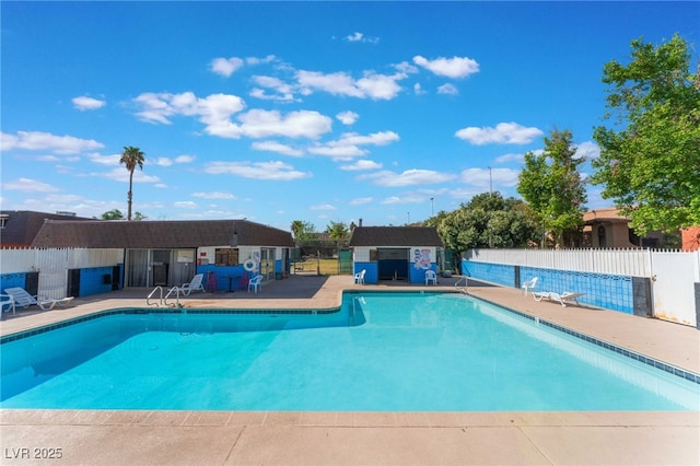 4687 Monterey Cir Unit 1, Las Vegas, NV 89169 - pool with a patio area and fence