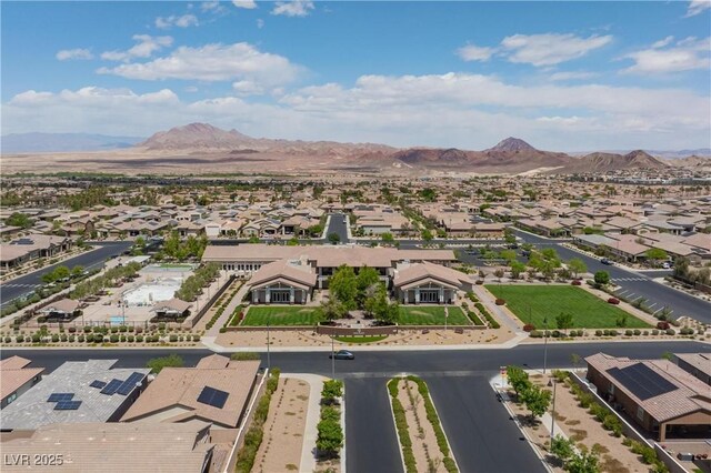 713 Webber Park St, Henderson, NV 89011 - aerial view featuring a residential view and a mountain view
