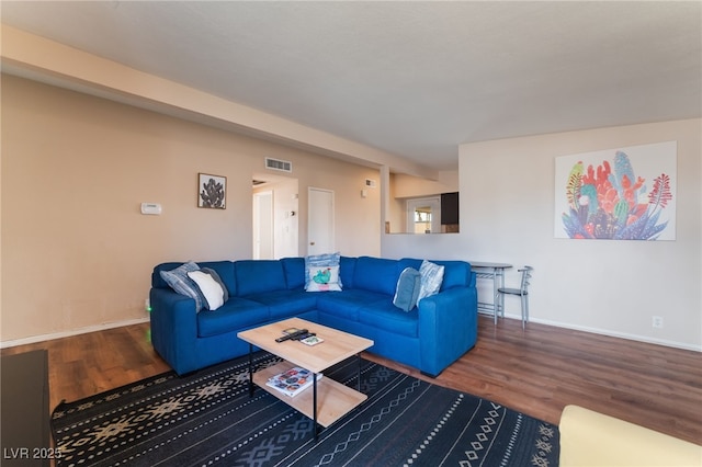 1615 Palora Ave, Las Vegas, NV 89169 - living room with wood finished floors and baseboards