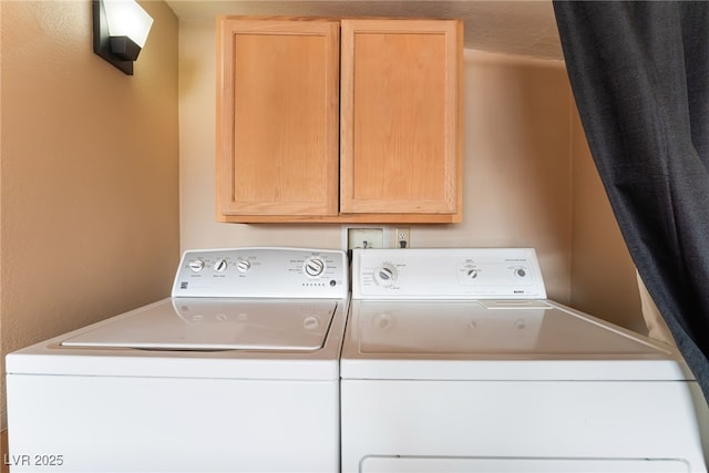 1615 Palora Ave, Las Vegas, NV 89169 - washroom featuring washing machine and dryer and cabinet space