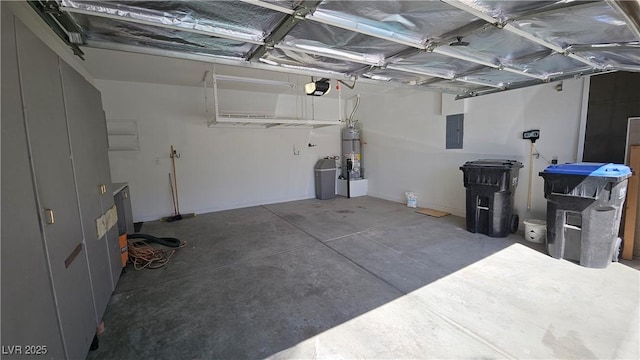 83 Rock Run St, Las Vegas, NV 89148 - garage featuring electric panel and strapped water heater