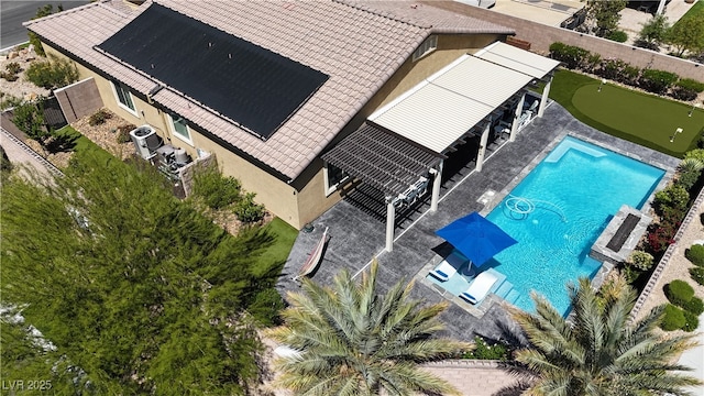 5852 Ireland Ridge Ct, Las Vegas, NV 89149 - view of subject property featuring a pool area