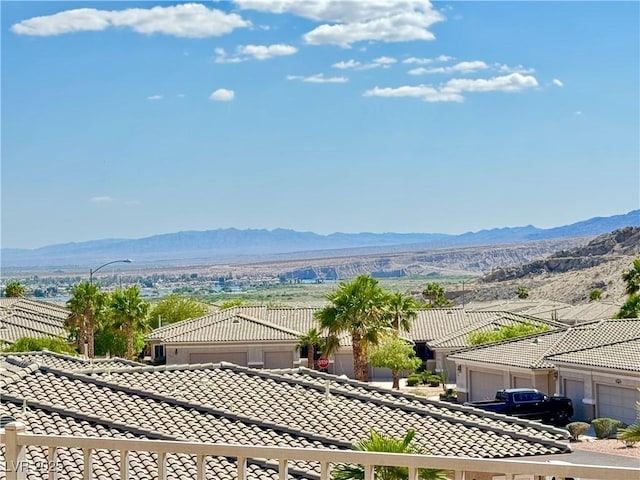view of mountain feature