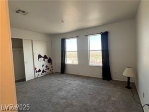 interior space with visible vents