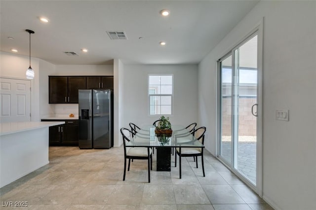 1004 Huckburn Ave, Henderson, NV 89015 - dining room featuring visible vents and recessed lighting