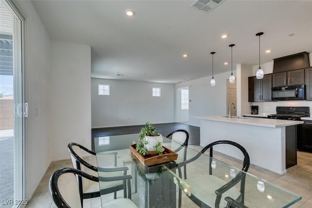 1004 Huckburn Ave, Henderson, NV 89015 - dining area featuring recessed lighting, visible vents, and a healthy amount of sunlight