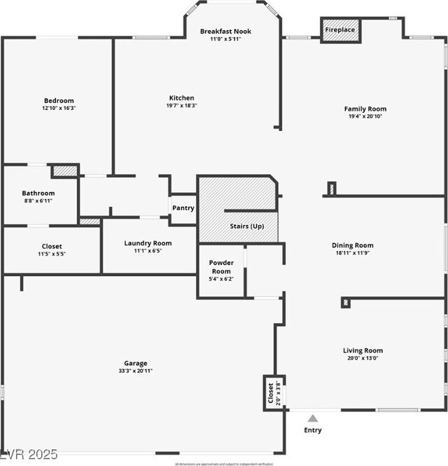 695 Orbiter Ln, Las Vegas, NV 89148 - floor plan