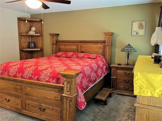 1121 Majestic Canyon St, Henderson, NV 89052 - carpeted bedroom with ceiling fan