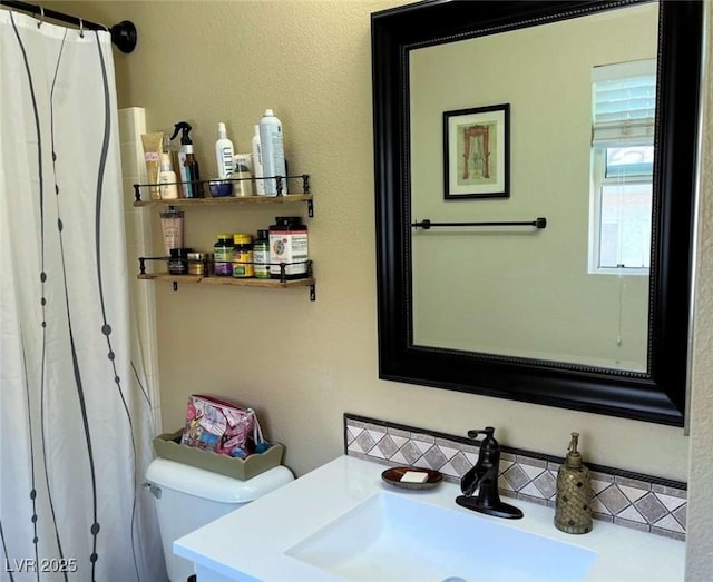 1121 Majestic Canyon St, Henderson, NV 89052 - bathroom with vanity and toilet