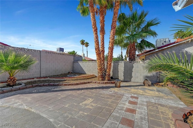 3791 El Camino Rd, Las Vegas, NV 89103 - fenced backyard featuring a patio