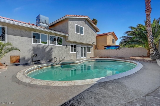 3791 El Camino Rd, Las Vegas, NV 89103 - view of pool with a fenced backyard and a patio