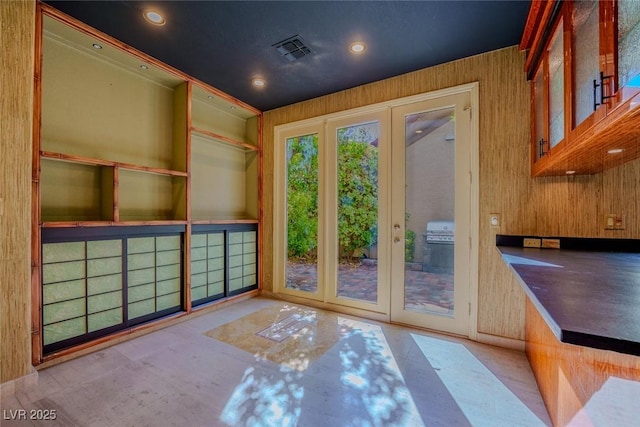 8199 Pinnacle Peak Ave, Las Vegas, NV 89113 - entryway featuring recessed lighting and french doors