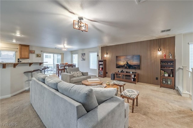 6546 American Flower St, Las Vegas, NV 89148 - living area with light colored carpet and baseboards