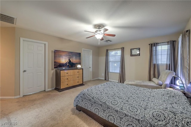 6546 American Flower St, Las Vegas, NV 89148 - bedroom featuring light colored carpet, multiple windows, and baseboards