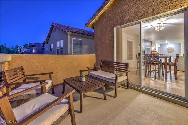 6546 American Flower St, Las Vegas, NV 89148 - view of patio / terrace with outdoor lounge area and outdoor dining area