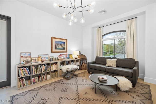 10969 Tranquil Waters Ct, Las Vegas, NV 89135 - living area featuring a chandelier