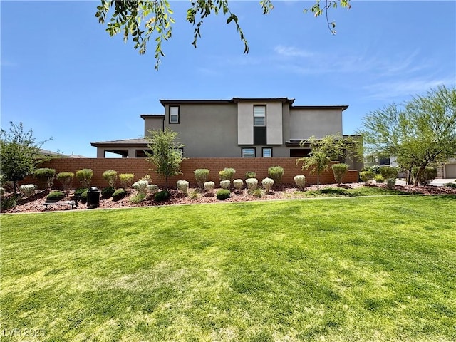 view of home's exterior with stucco siding