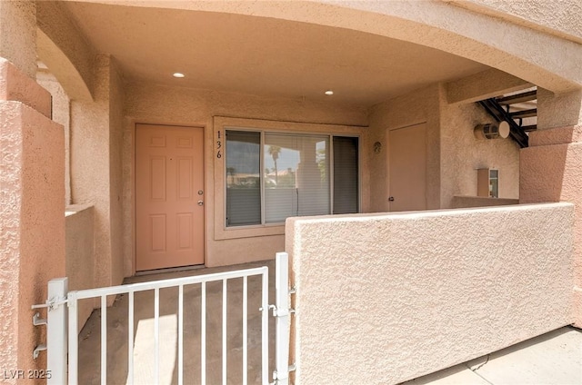 8450 Alta Dr Unit 136, Las Vegas, NV 89145 - property entrance featuring stucco siding