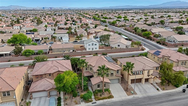 3217 Palladio Ave, North Las Vegas, NV 89031 - aerial view of residential area with mountains
