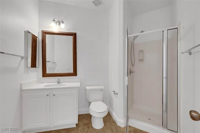 3217 Palladio Ave, North Las Vegas, NV 89031 - full bath with a stall shower, vanity, and tile patterned floors