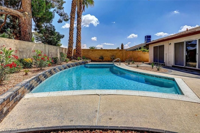 3920 Autumn St, Las Vegas, NV 89120 - view of pool featuring a fenced backyard and a patio