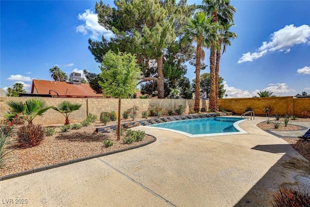 3920 Autumn St, Las Vegas, NV 89120 - view of pool featuring a patio and a fenced backyard