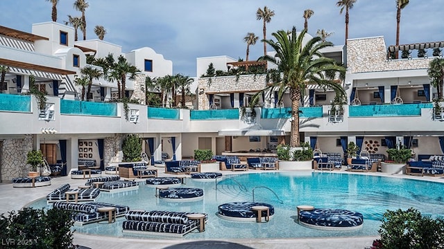 4381 W Flamingo Rd Unit 1212, Las Vegas, NV 89103 - view of pool