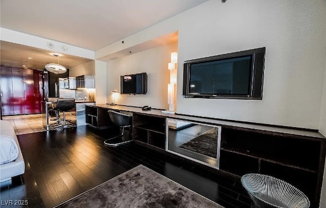 4381 W Flamingo Rd Unit 1212, Las Vegas, NV 89103 - living area featuring light wood finished floors