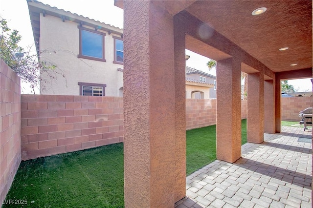 1125 Via Canale Dr, Henderson, NV 89011 - exterior space featuring a fenced backyard
