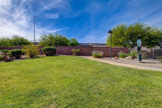 8988 Winchester Ridge St, Las Vegas, NV 89139 - view of yard with fence
