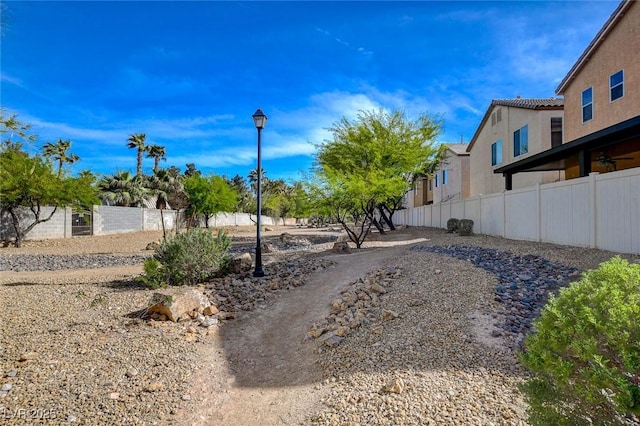 8988 Winchester Ridge St, Las Vegas, NV 89139 - view of yard with fence