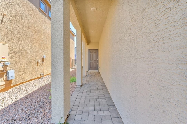 9198 Rolling Sky Dr, Las Vegas, NV 89178 - doorway to property featuring stucco siding