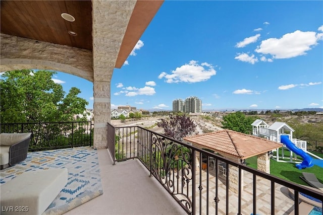 9301 Verlaine Ct, Las Vegas, NV 89145 - view of balcony