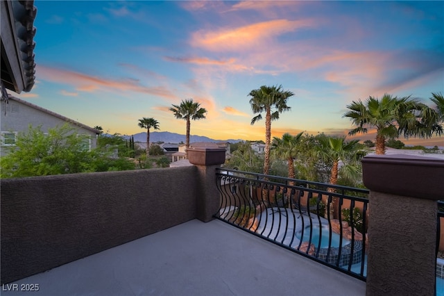 4200 Scott Peak Ct, Las Vegas, NV 89129 - balcony featuring a mountain view